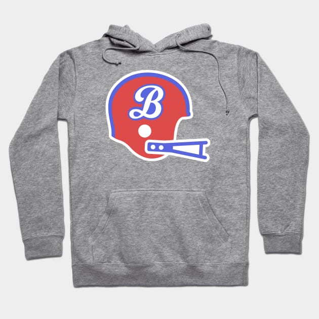 Buffalo Vintage Helmet Hoodie by Carl Cordes